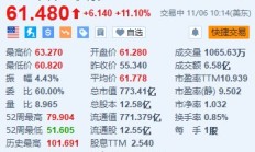 西维斯健康涨11.1% Q3营收同比增长6.3%超预期