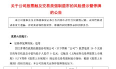 *ST博信触及退市指标，1月17日起停牌