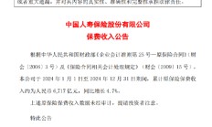 中国人寿：2024年原保险保费收入同比增长4.7%