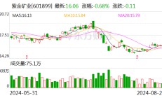 中邮证券给予紫金矿业买入评级 Q2利润历史新高 成本控制能力得到持续验证