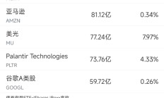 12月19日美股成交额前20：美光业绩远逊预期股价大跌16%