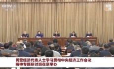 阎志参加民营经济代表人士学习贯彻中央经济工作会议精神专题研讨班