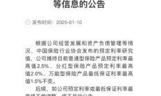 最强辟谣 国寿平安太保宣布预定利率维持不变！动态定价机制正式落地 调与不调取决于这些因素