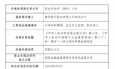 发生员工盗窃、职务侵占！贵阳银行安顺分行被罚款20万元，相关柜员遭终身禁业