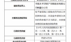 太平洋财险连收5张罚单 新疆分公司及奎屯中心支公司合计被罚62万元