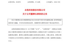 这家A股公司，董事长突然辞职，此前被连续立案！