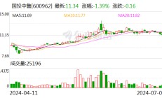 国投中鲁：2024年上半年净利同比预降93.6%-94.88%