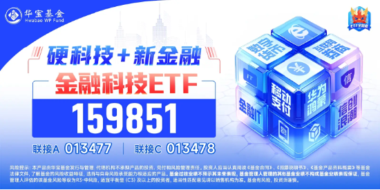 AI应用端走强，中科金财5天4板，信雅达涨停！金融科技再起攻势，金融科技ETF（159851）上扬1%